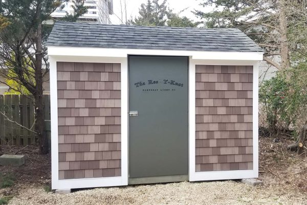 Remodeled beach house shed