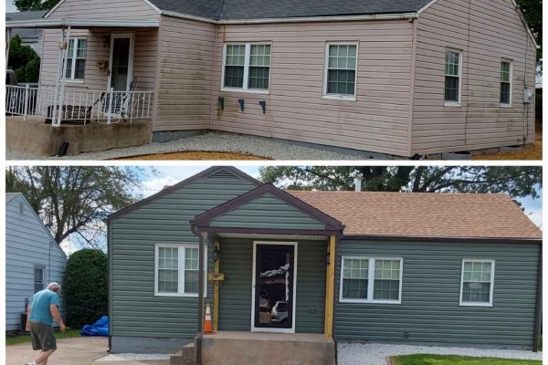 before and after siding photos